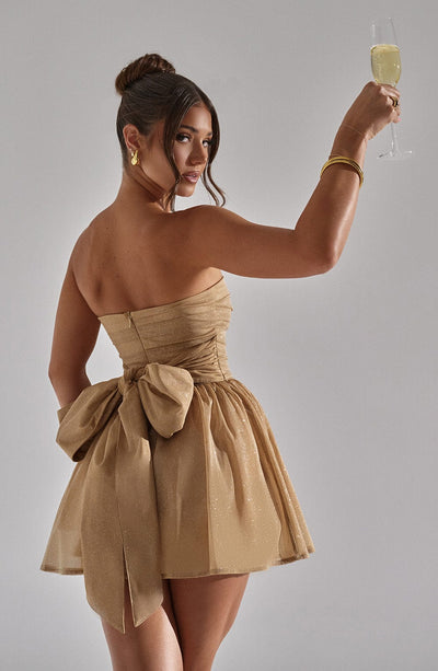 Abito Mini Katrina - Oro Brillante