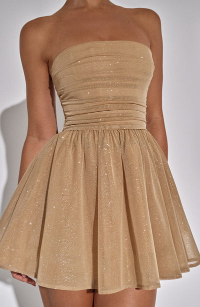 Abito Mini Katrina - Oro Brillante