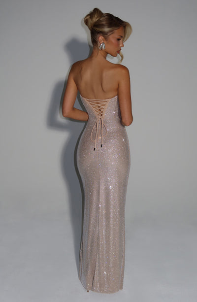 Isabella | Shiny Maxi Dress