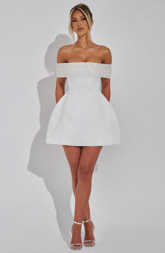 Mini Dress Noelle - Ivory