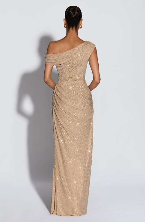 Ottilie | Abito Maxi Oro