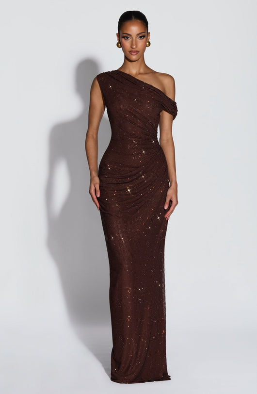 Ottilie | Abito Maxi Oro