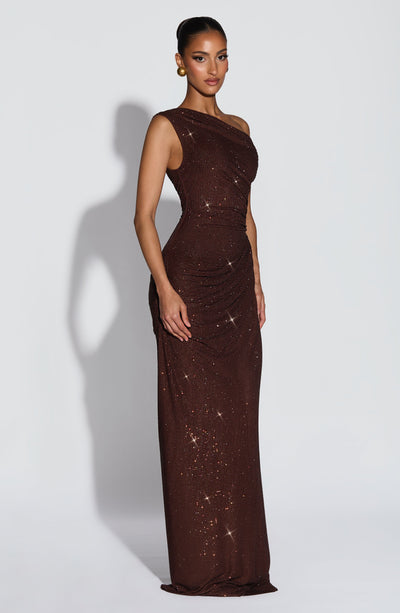 Ottilie | Abito Maxi Oro