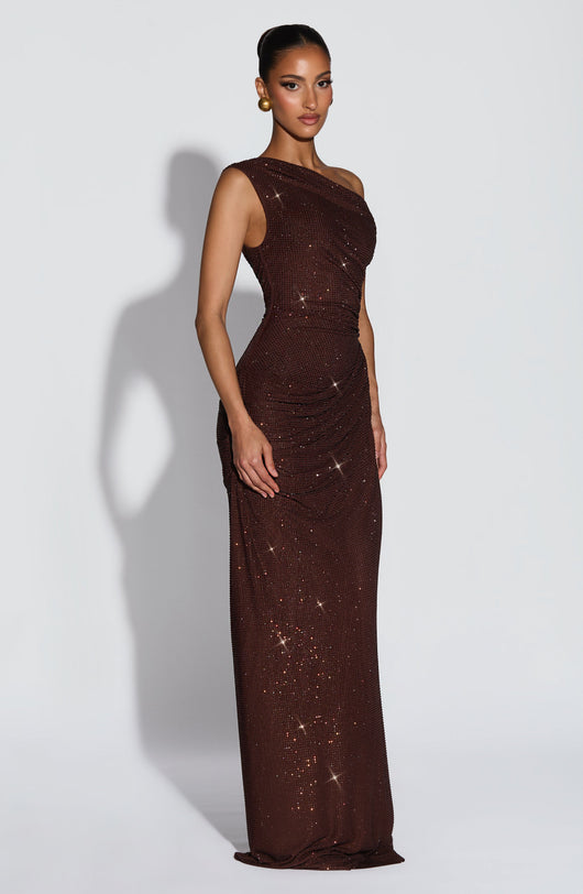 Ottilie | Abito Maxi Oro