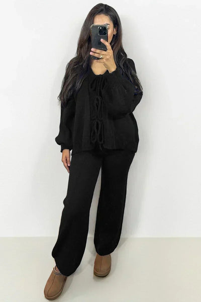 Amalia | Knitted Top with Front Knot