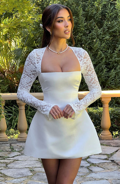 Mini Dress Sadie - Ivory