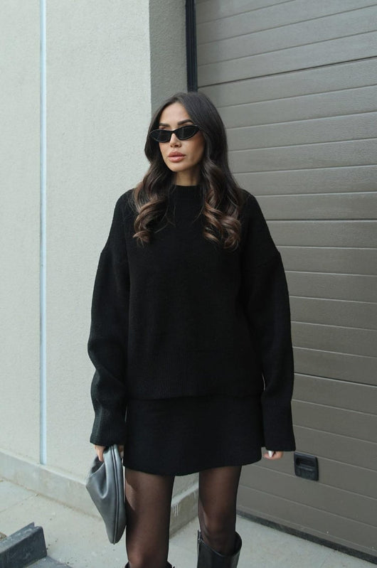 Set in Purple Knit